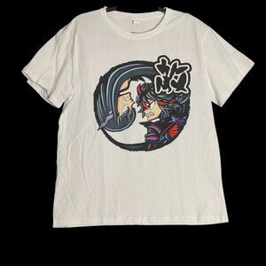 NEW Otaku Box Kill la Kill Ryuko Satsuki White Anime Graphic Tee Shirt Medium